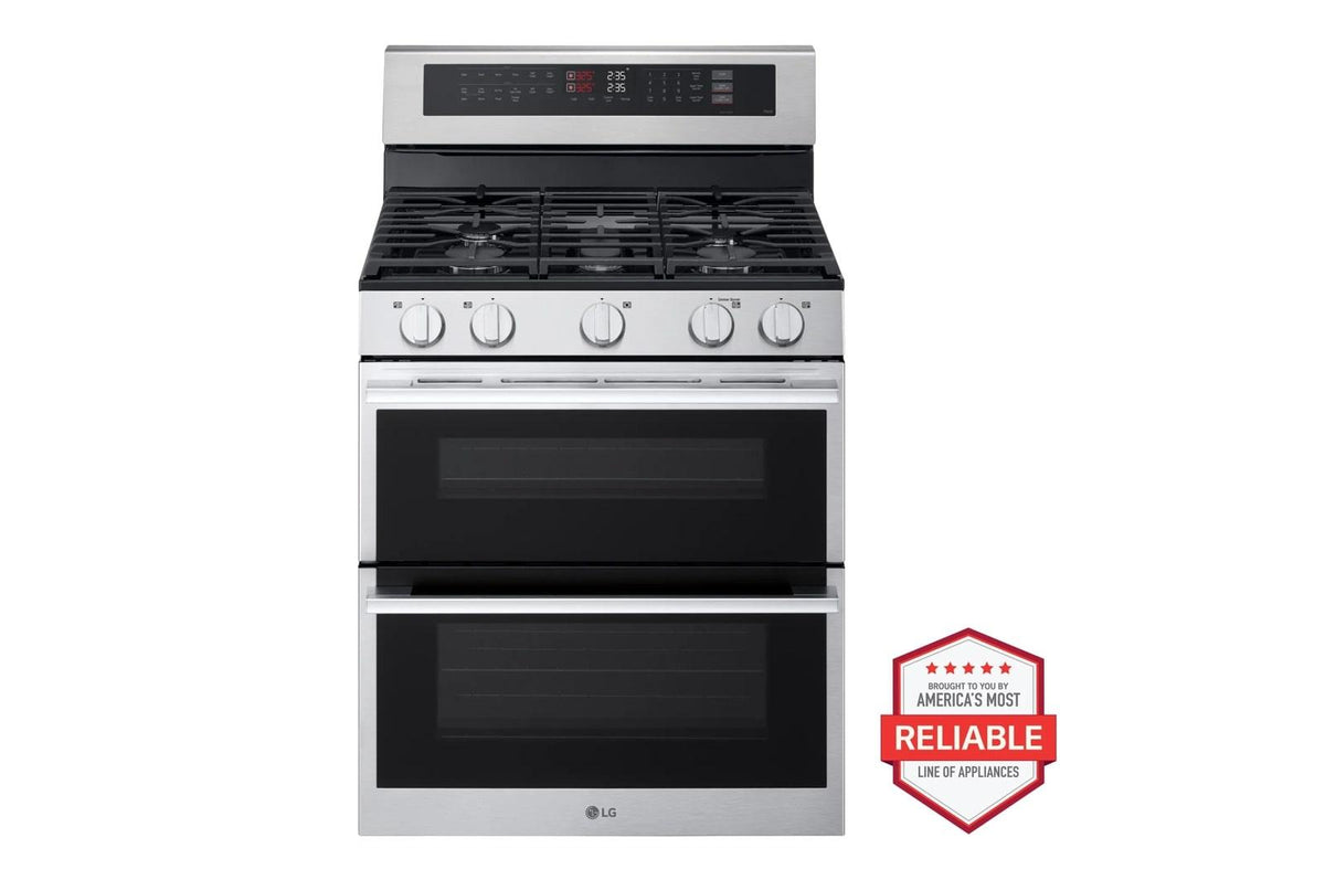 6.9 cu. ft. Smart Gas Double Oven Freestanding Range with ProBake Convection®, Air Fry & Air Sous Vide