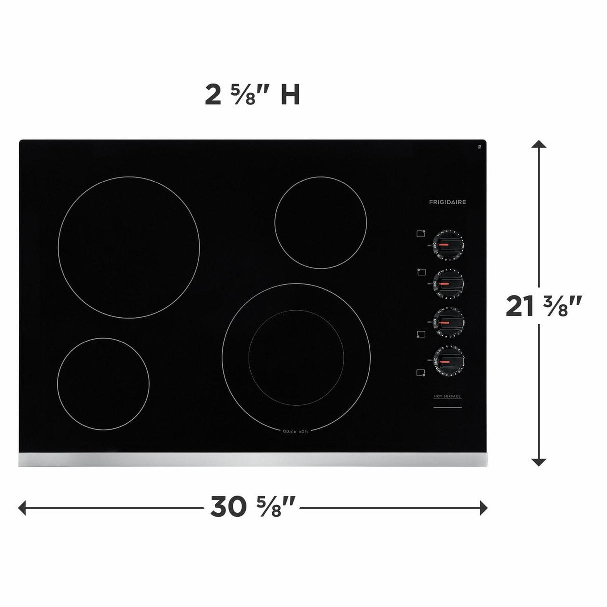 30" Electric Cooktop