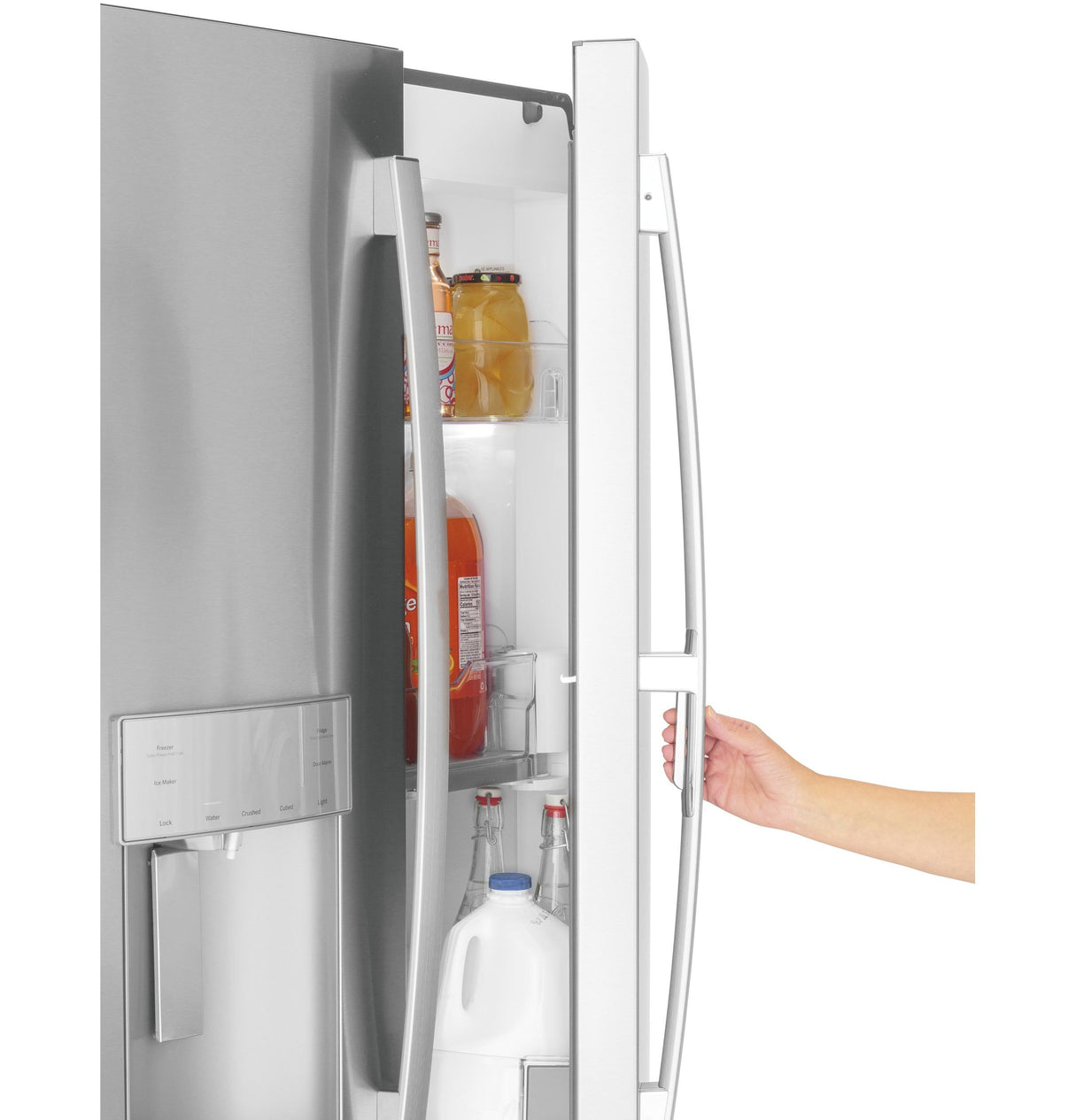 GE® 27.7 Cu. Ft. Fingerprint Resistant French-Door Refrigerator with Door In Door