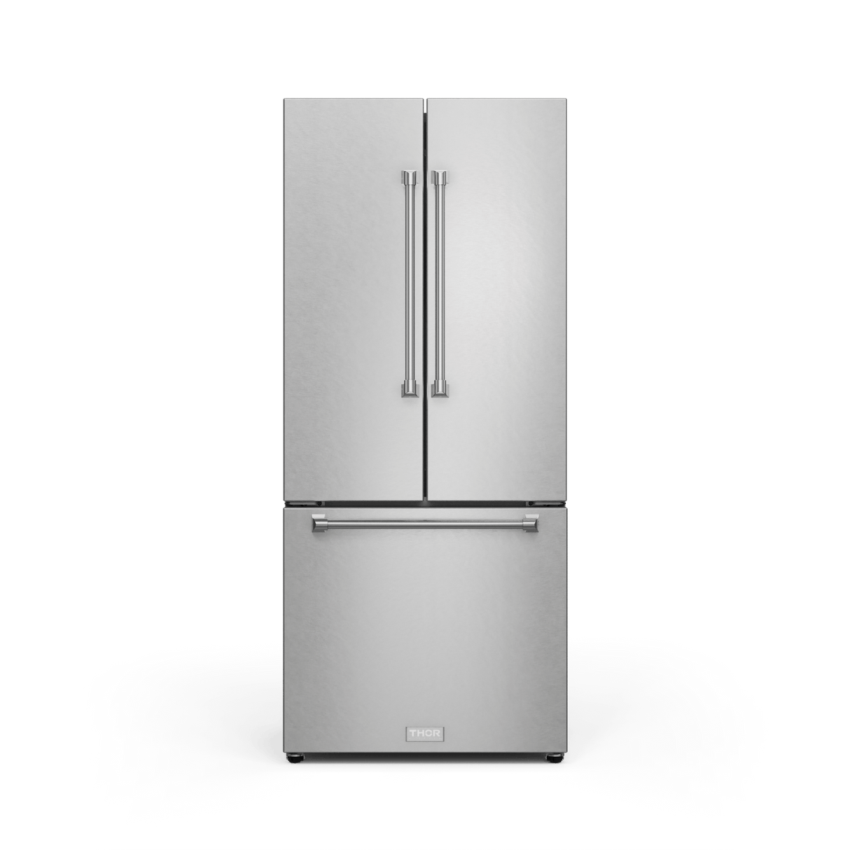 30 Inch 17.5 Cu Ft French Door Counter Depth Refrigerator With Ice Maker In Stainless Steel Gordon Ramsay Series