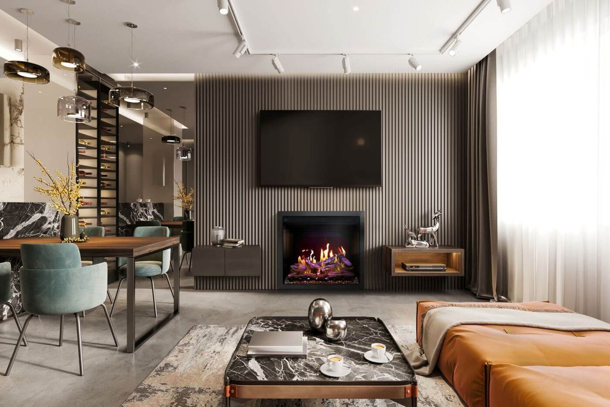 Elevation? X 36 Electric Fireplace with LCD Enhancement