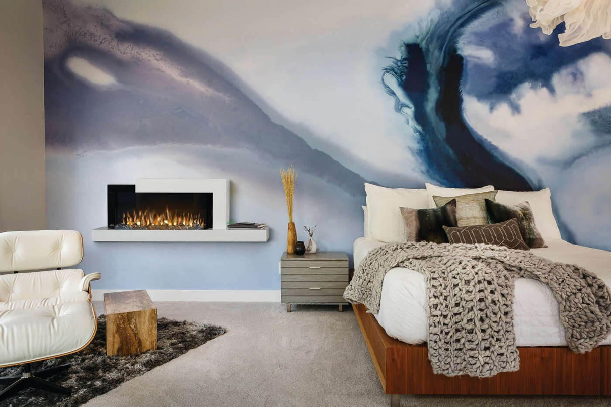 Stylus? Cara Elite Connected Wall Hanging Electric Fireplace