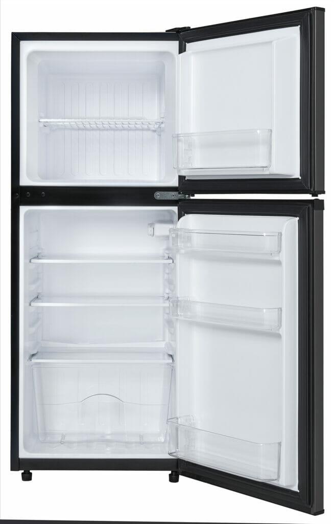 Danby 4.7 cu. ft. 2-door Compact Fridge in Black Stainless Steel Look