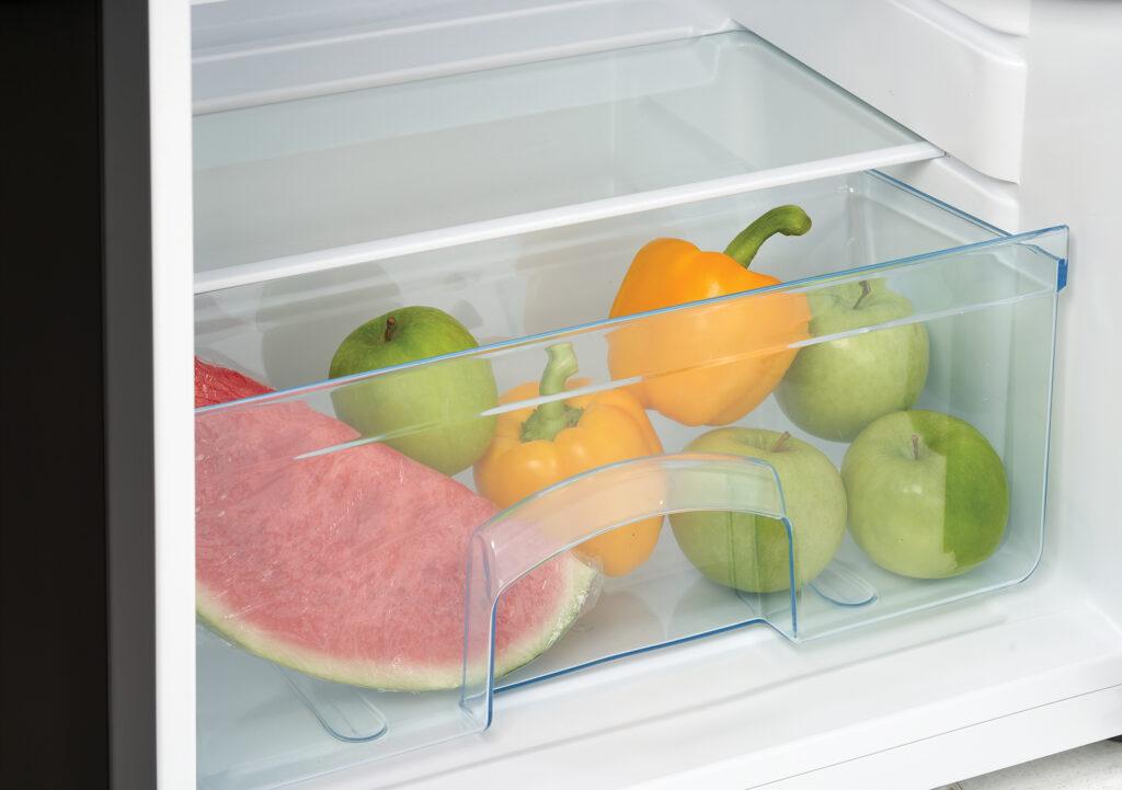 Danby 4.5 cu. ft. Compact Fridge with True Freezer in Stainless Steel Look