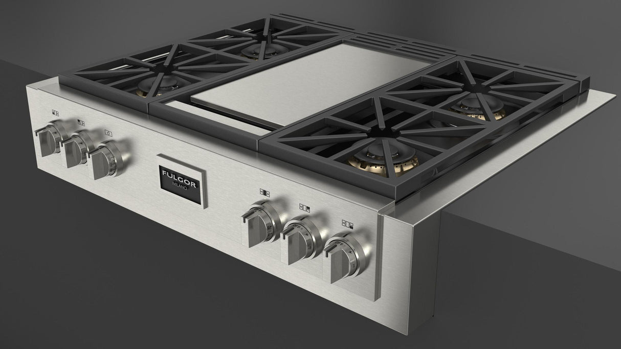 SOFIA 36" PRO GAS RANGETOP WITH GRIDDLE