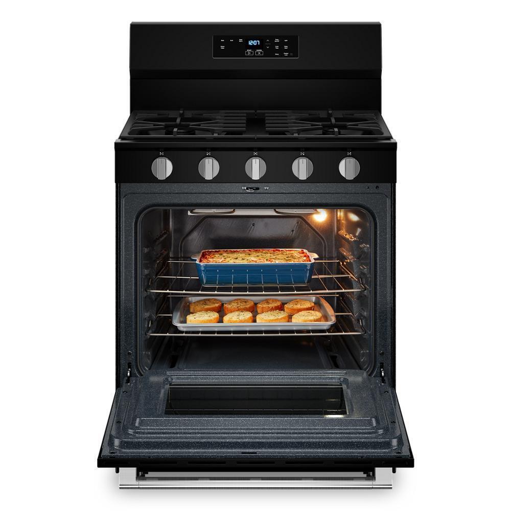 30-Inch Wide Gas Range With Steam Clean - 5.0 cu. ft.