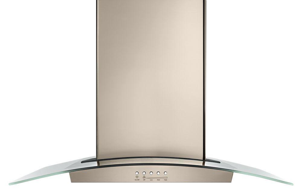 30" Modern Glass Wall Mount Range Hood