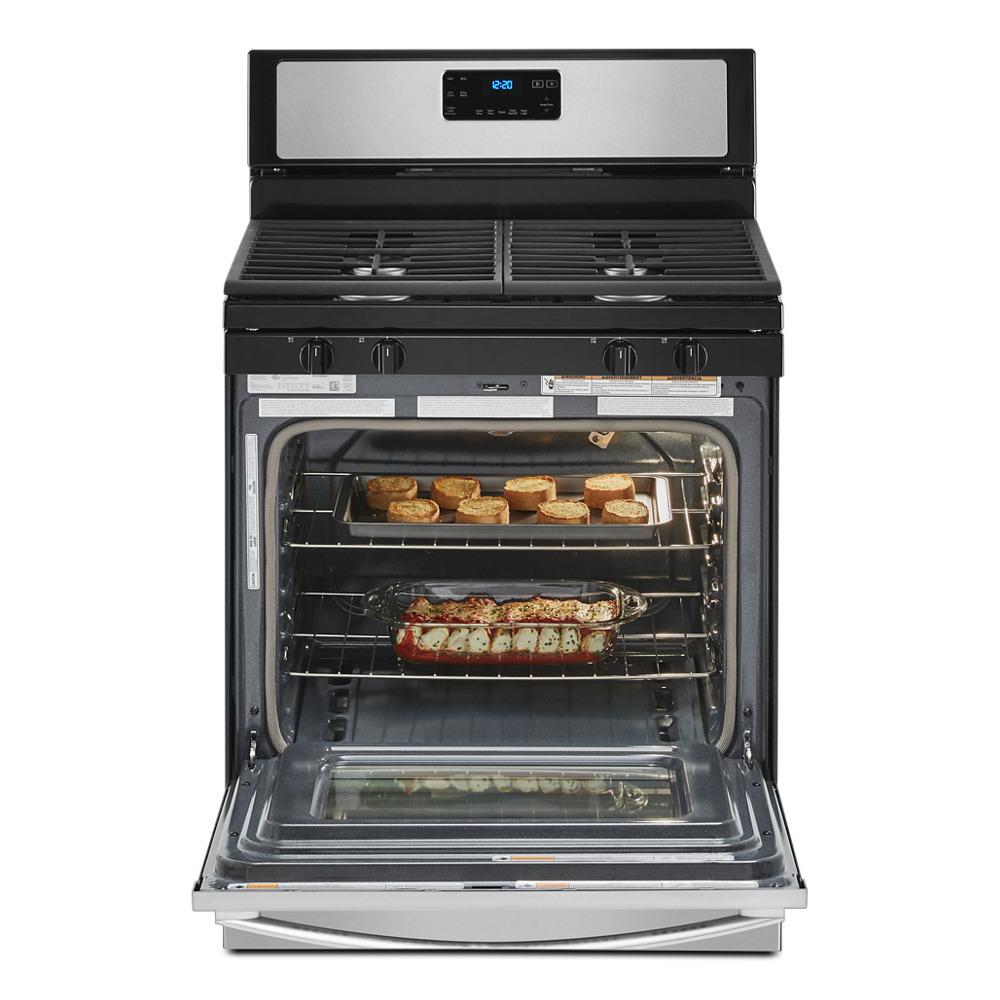 5.0 cu. ft. Whirlpool® gas range with SpeedHeat™ burner