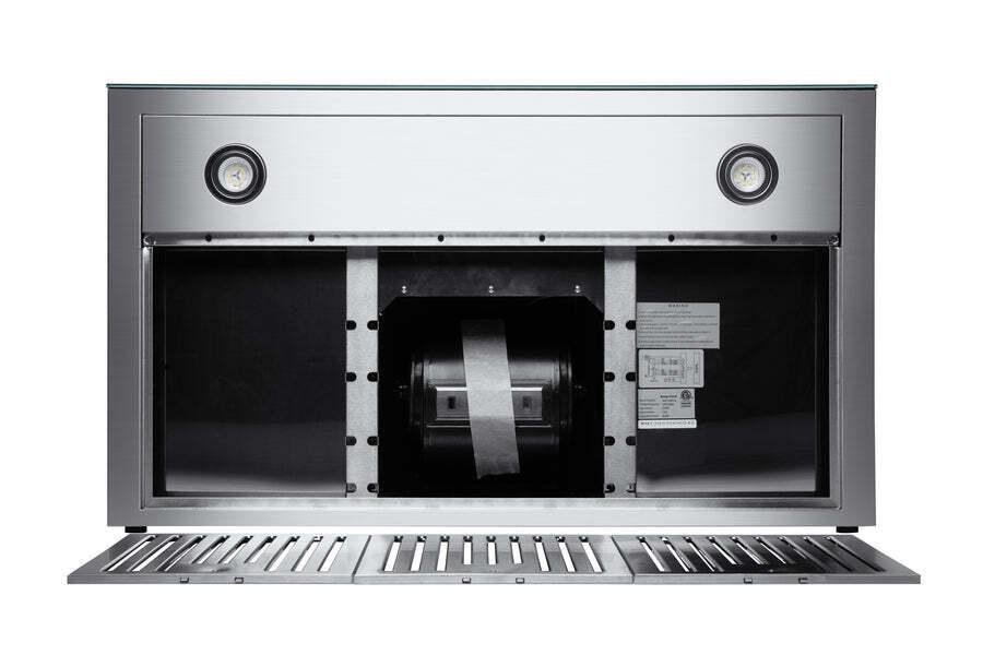 Hauslane Chef 30-in Convertible Stainless Steel Wall-Mounted Range Hood