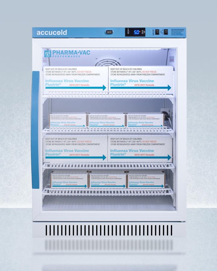 6 CU.FT. ADA Height Vaccine Refrigerator, Certified To Nsf/ansi 456 Vaccine Storage Standard