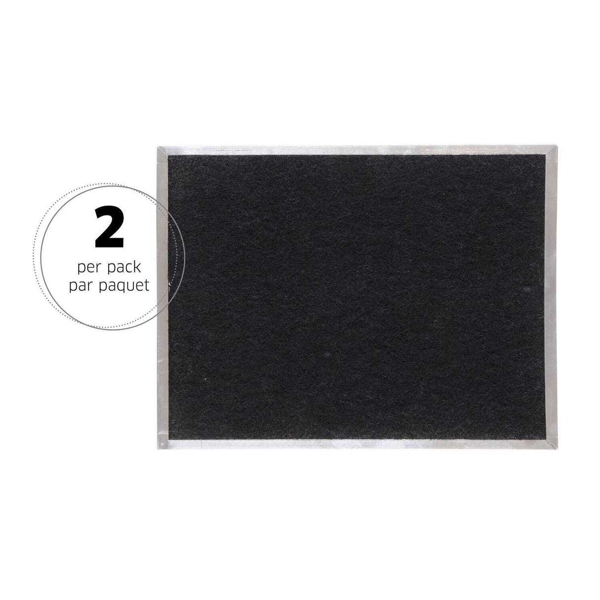 Broan-NuTone® Genuine Replacement Charcoal Filter for 42" Range Hoods, 14-5/8" x 18-7/8", Fits Select Models, (2-Pack)