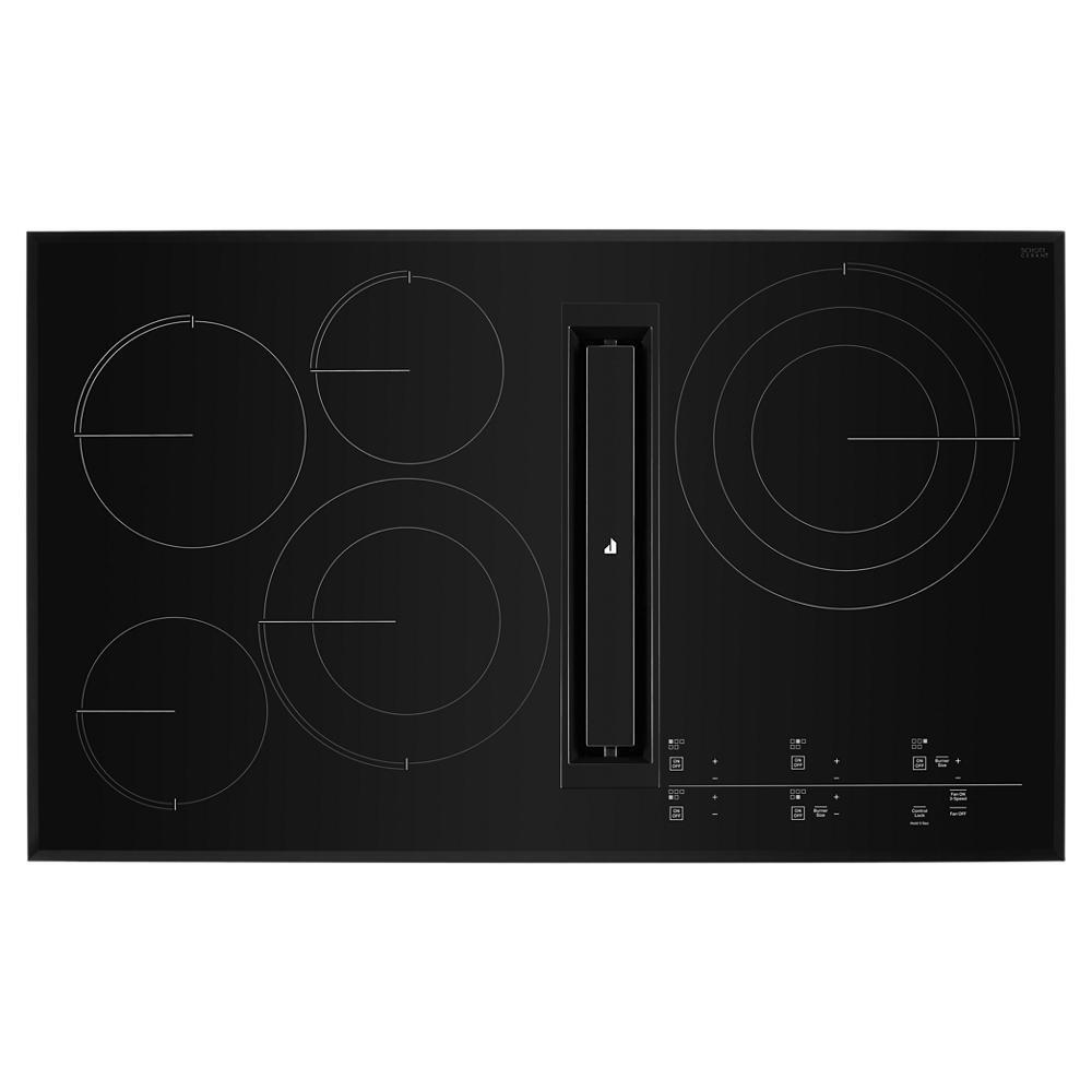 36" Oblivion Glass Electric Radiant Downdraft Cooktop with Tap Touch Controls