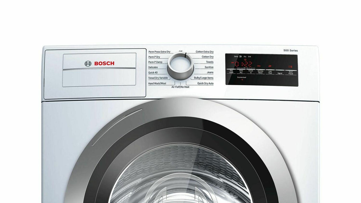 500 Series Cond. Dryer - 208/240V, Cap. 4.0 cu.ft., 15 Cyc.,65 dBA, SS Drum, Silv. Rev./Door; ENERGY STAR