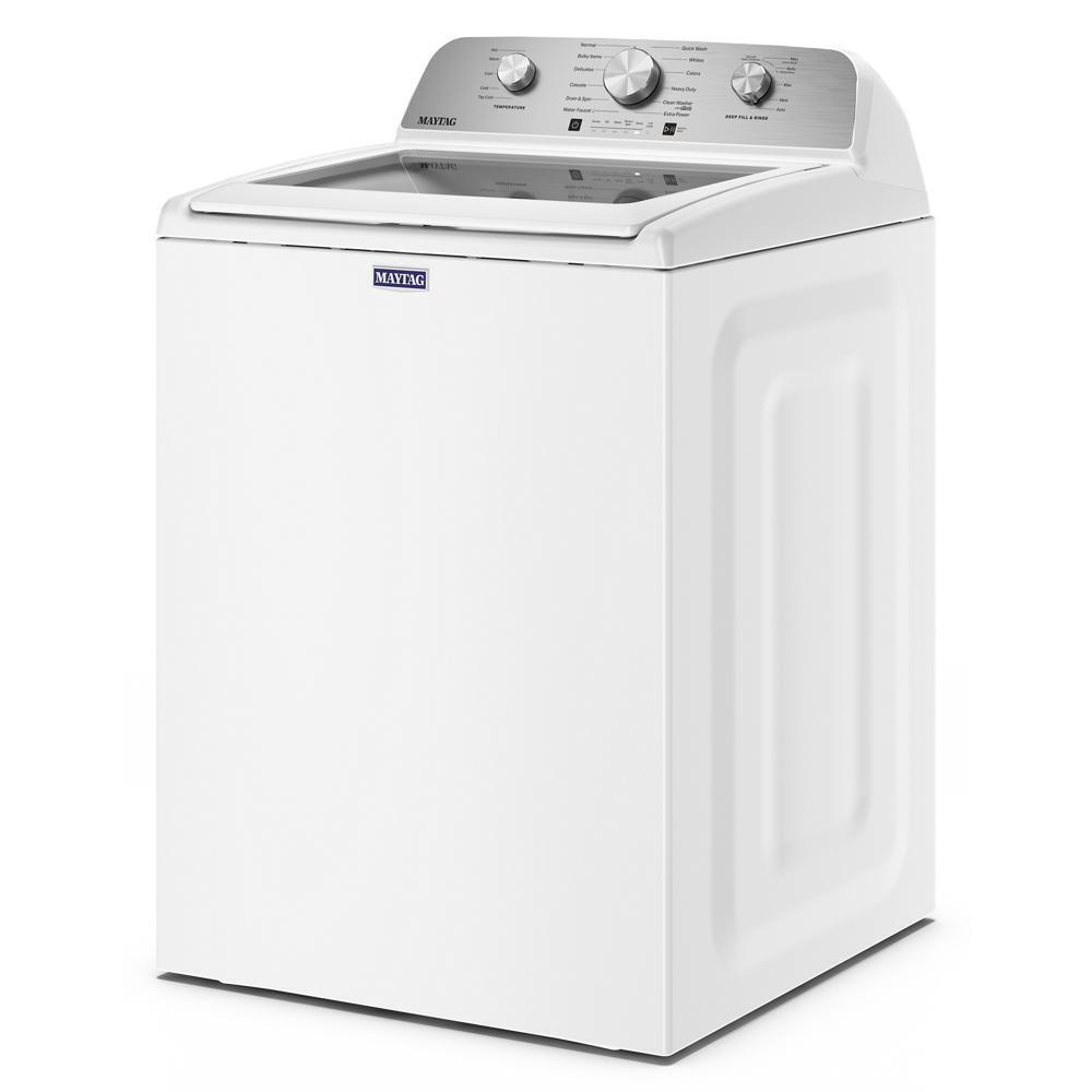 This 4.7 Cu. Ft. capacity top load washer from Maytag delivers the stain-fighting power that s built to handle tough loads.