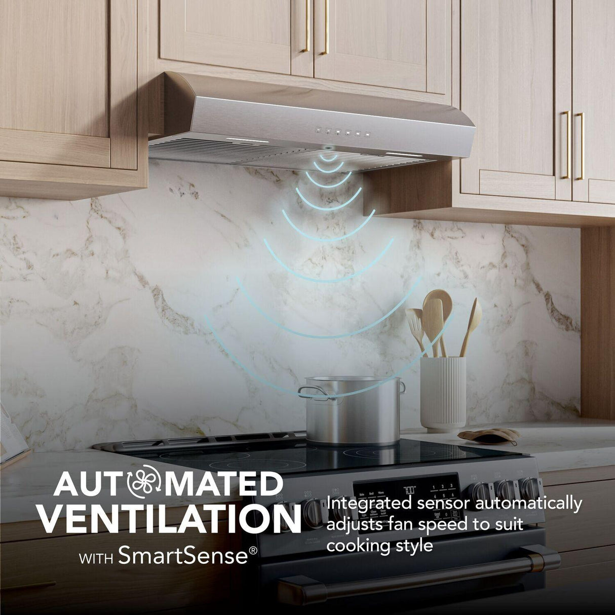 Mantra 30-Inch 490 MAX Blower CFM 1.0 Sones Stainless Steel Range Hood