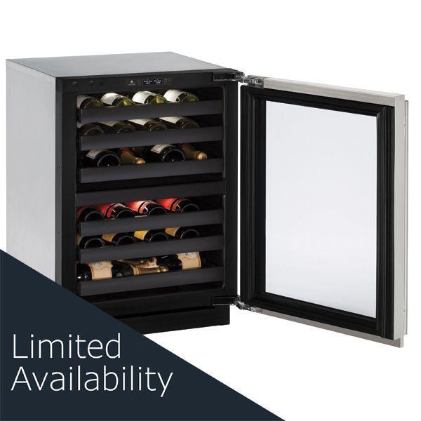 3024zwc 24" Dual-zone Wine Refrigerator With Stainless Frame Finish and Left-hand Hinge Door Swing (115 V/60 Hz Volts /60 Hz Hz)