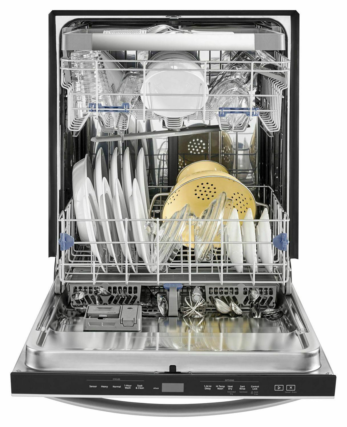 Stainless Steel Tub Dishwasher with Third Level Rack - Fingerprint Resistant Stainless Steel