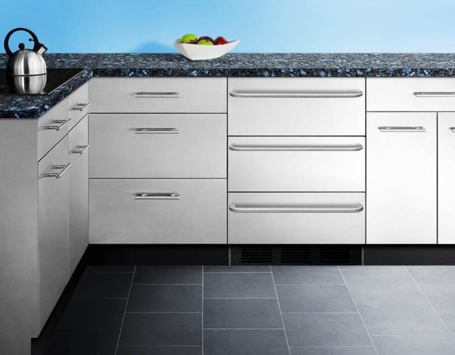 24" Wide 3-drawer All-refrigerator