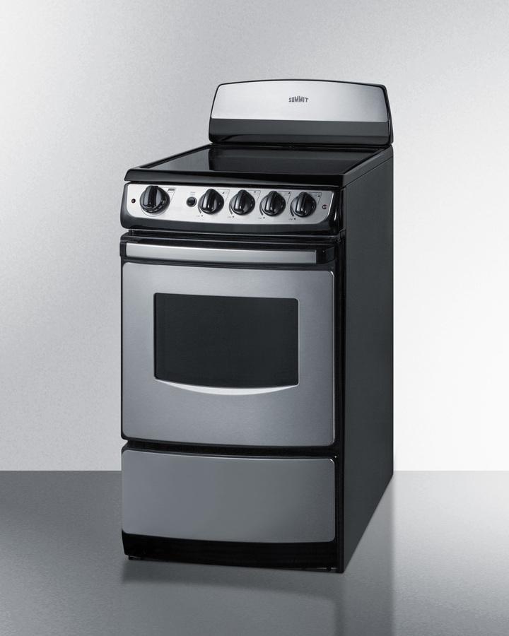 20" Wide Electric Smooth-top Range