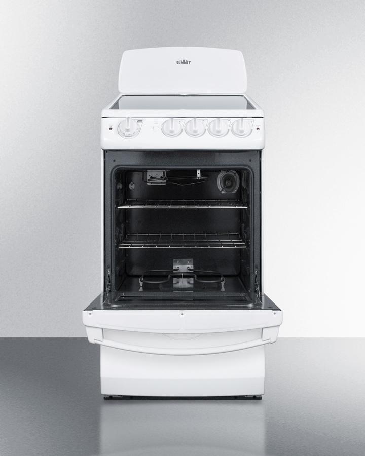 20" Wide Electric Smooth-top Range