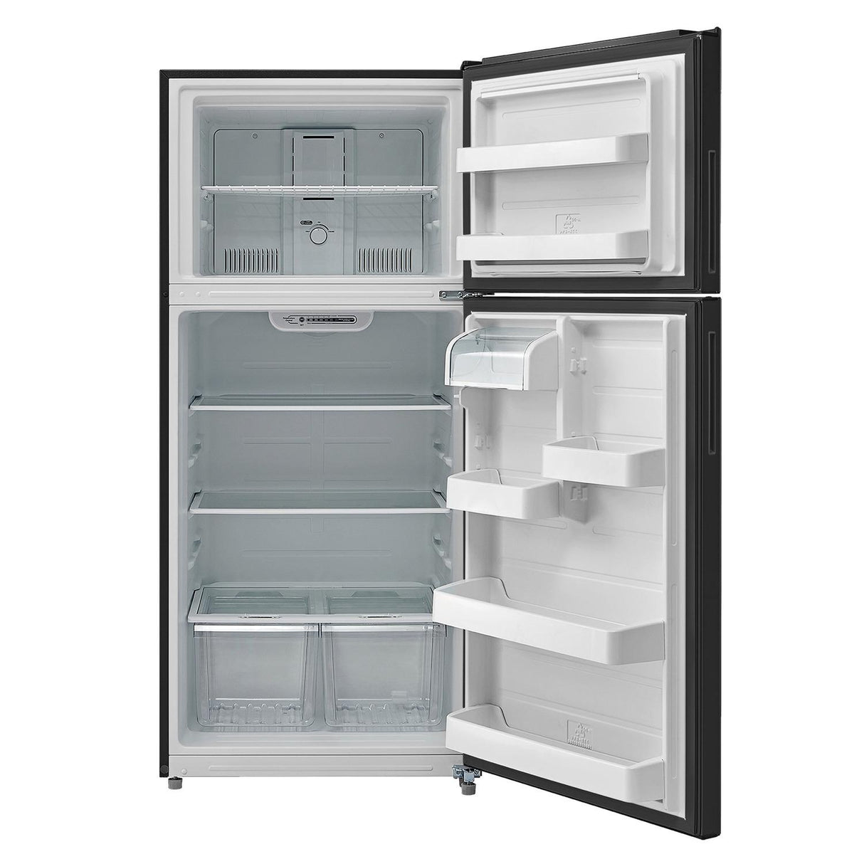 Element Electronics 18.0 cu. ft. Top Freezer Refrigerator - Black, ENERGY STAR (ERT18CSCB)