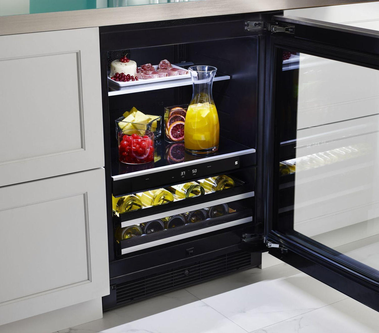 Euro-Style 24" Under Counter Beverage Center Stainless Steel