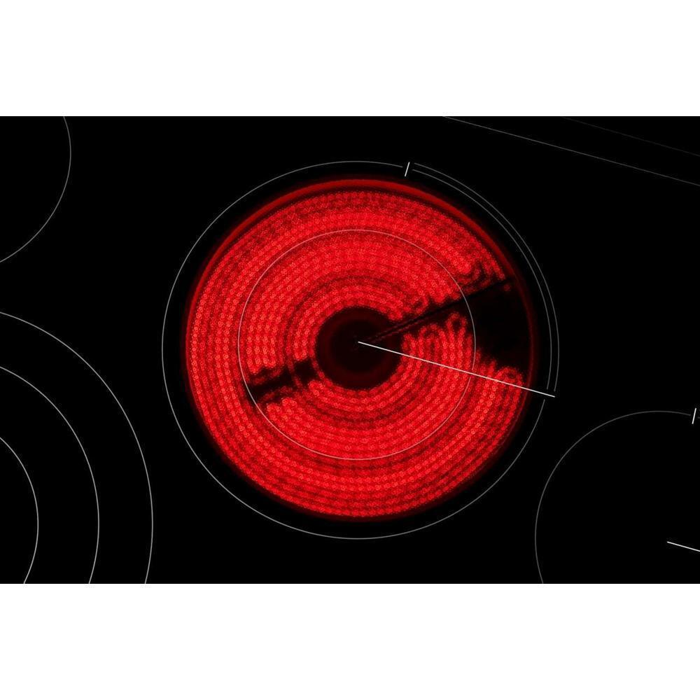 30" Lustre Trim Electric Radiant Downdraft Cooktop with Tap Touch Controls