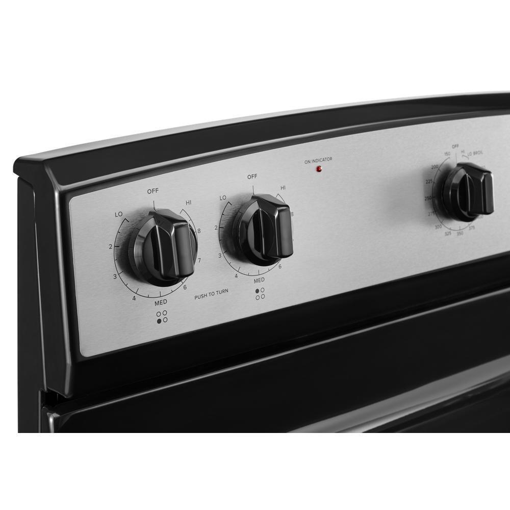 Amana® 30-inch Electric Range with Easy-Clean Glass Door