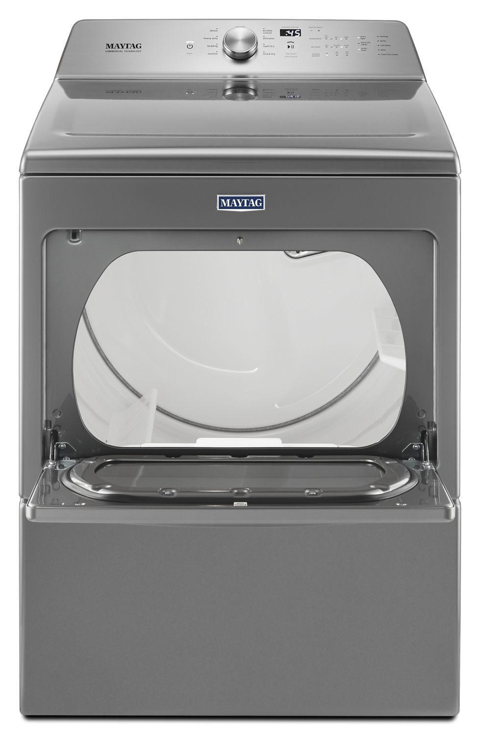 Large Capacity Electric Dryer with IntelliDry® Sensor - 7.4 cu. ft. Metallic Slate