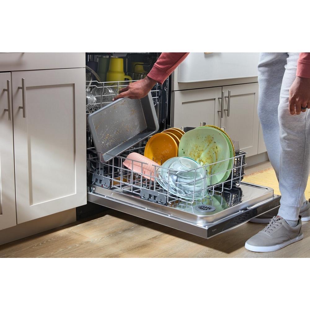 24" Stainless Steel Dishwasher with Spin&Load Rack and AI Intelligent Wash - 50 dBA