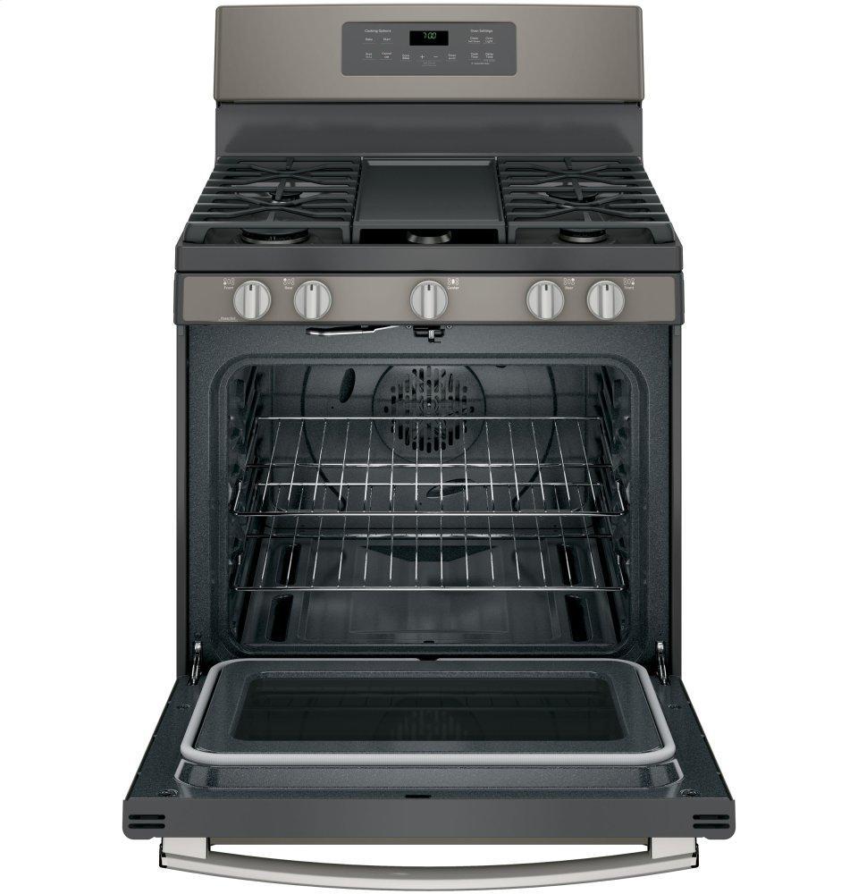 GE® 30" Free-Standing Gas Convection Range