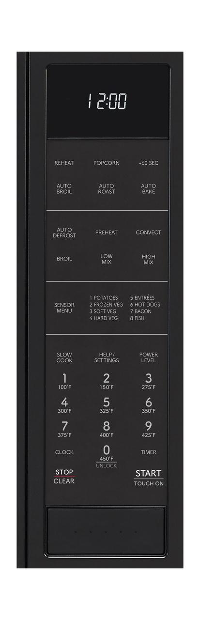 Sharp 1.5 cu. ft. 900W Black Convection Countertop Microwave Oven
