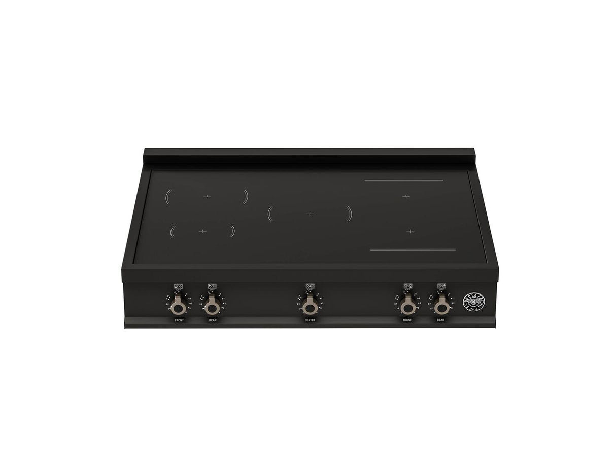 36" 5 Induction Zones Rangetop Carbonio Carbonio