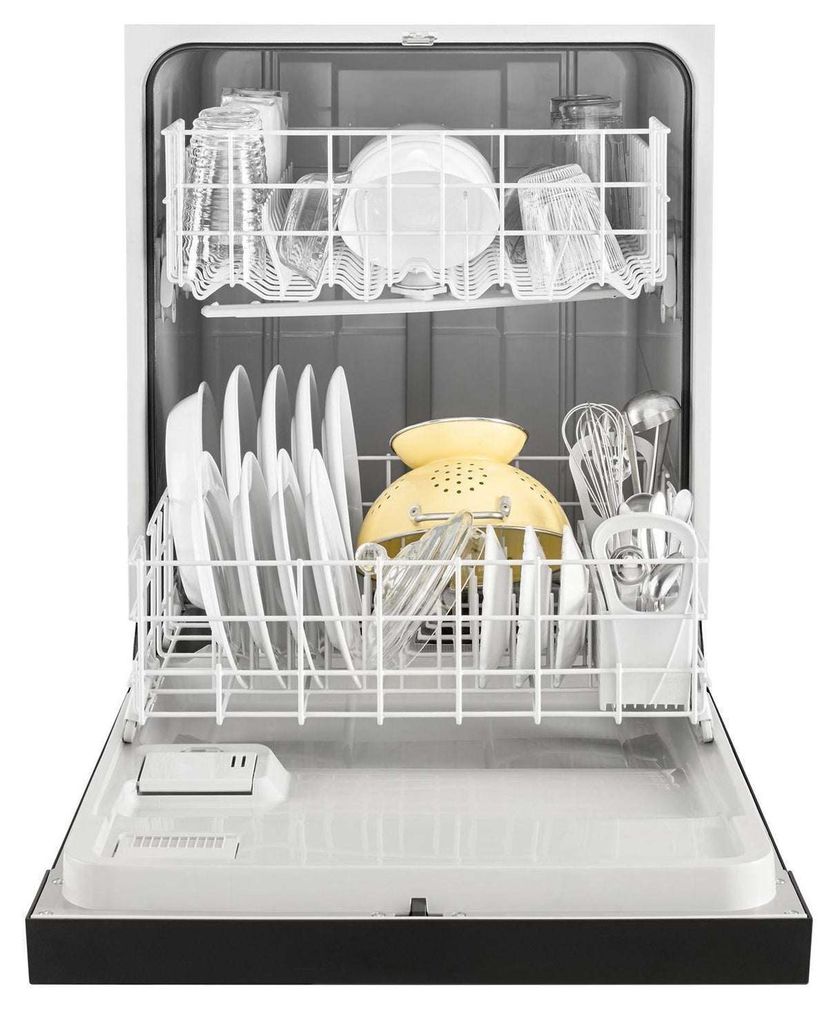 Heavy-Duty Dishwasher with 1-Hour Wash Cycle - Black