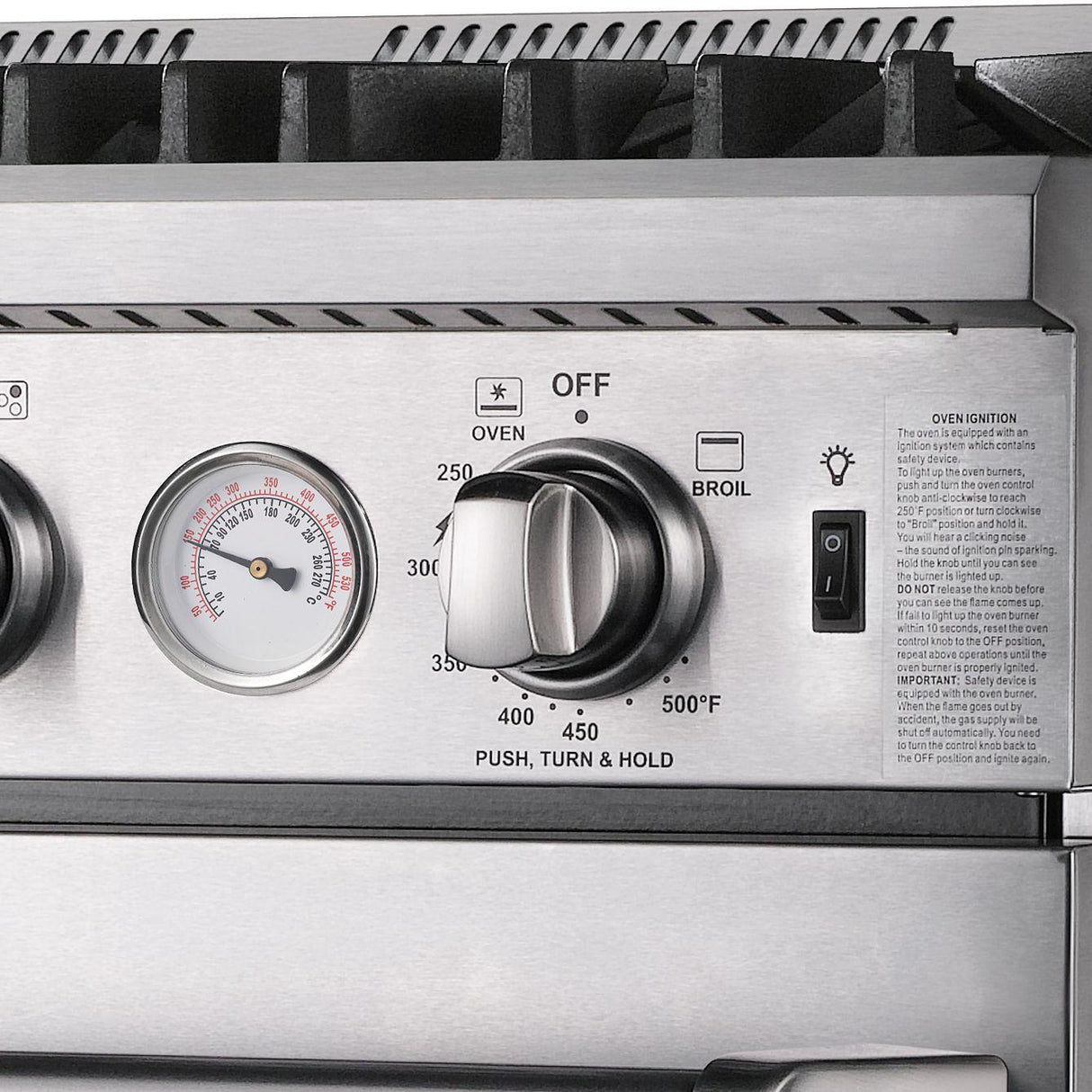 Lseo - Professional 30" Freestanding Gas Range