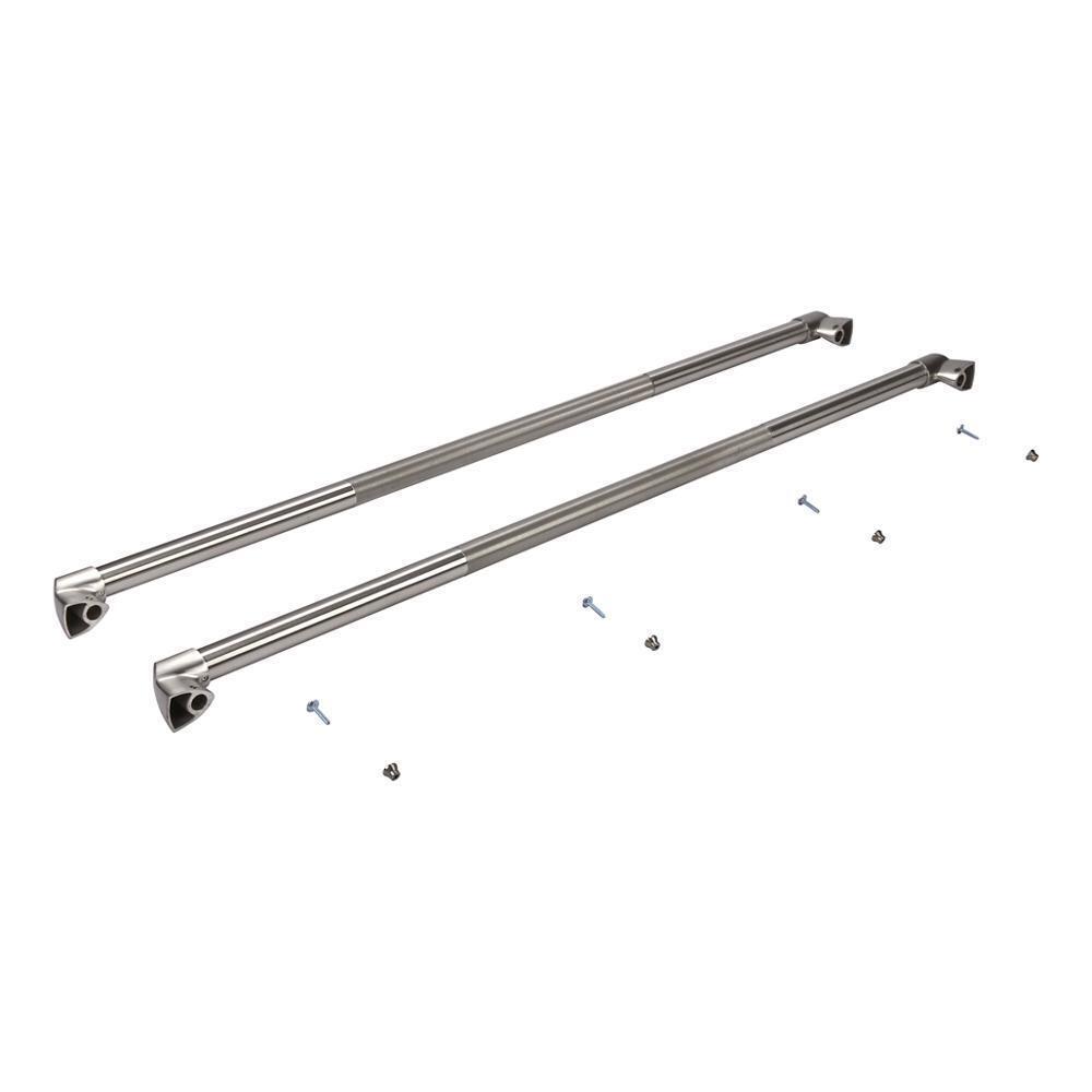 Refrigerator Pro-Style Handle Kit for Built-In, Non-Dispensing Side-by-Side Models with Wood Panels - Stainless Steel
