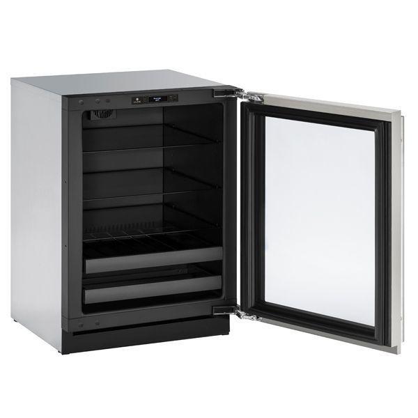 3024bev 24" Beverage Center With Stainless Frame Finish and Field Reversible Door Swing (115 V/60 Hz Volts /60 Hz Hz)