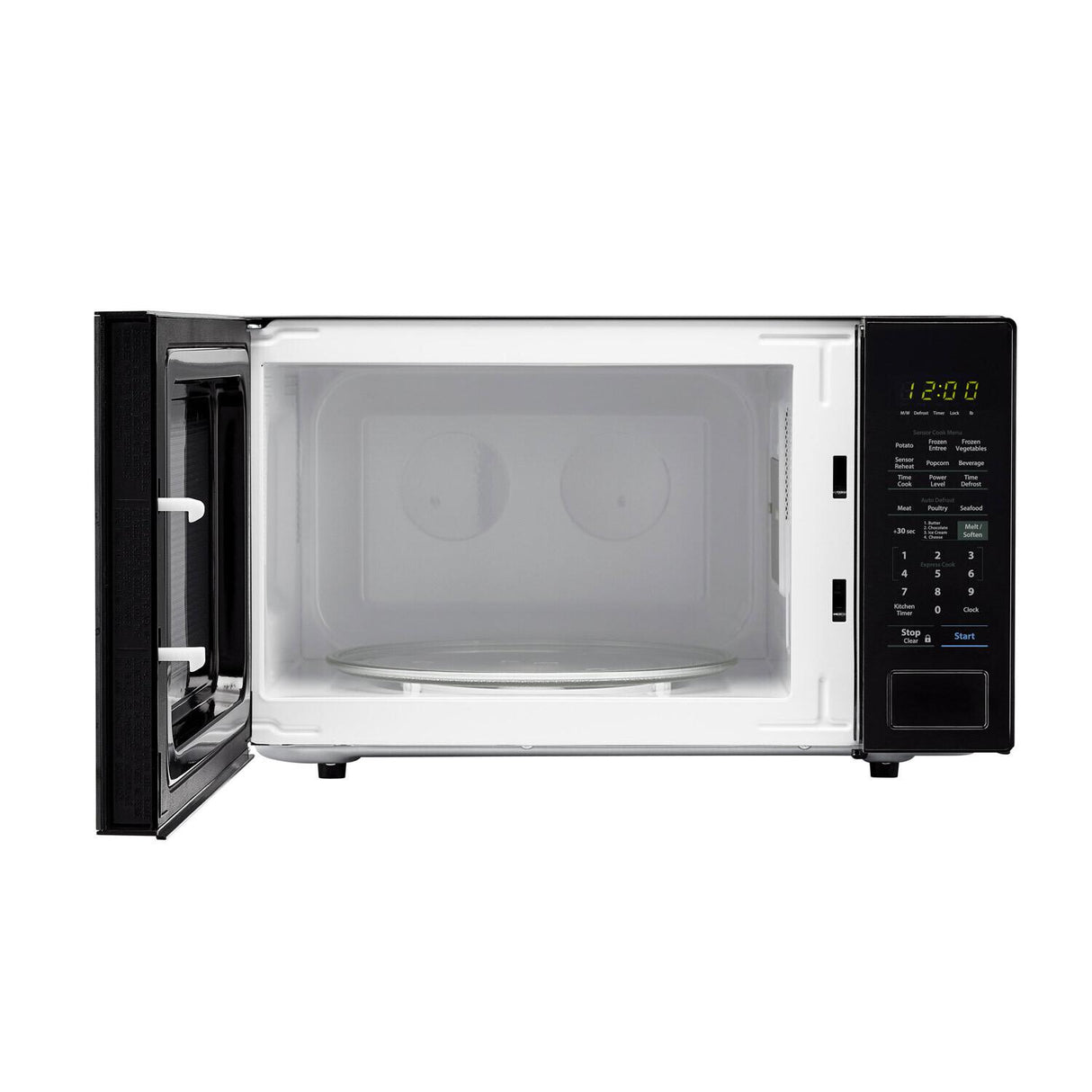 1.4 cu. ft. 1000W Sharp Black Countertop Microwave Oven
