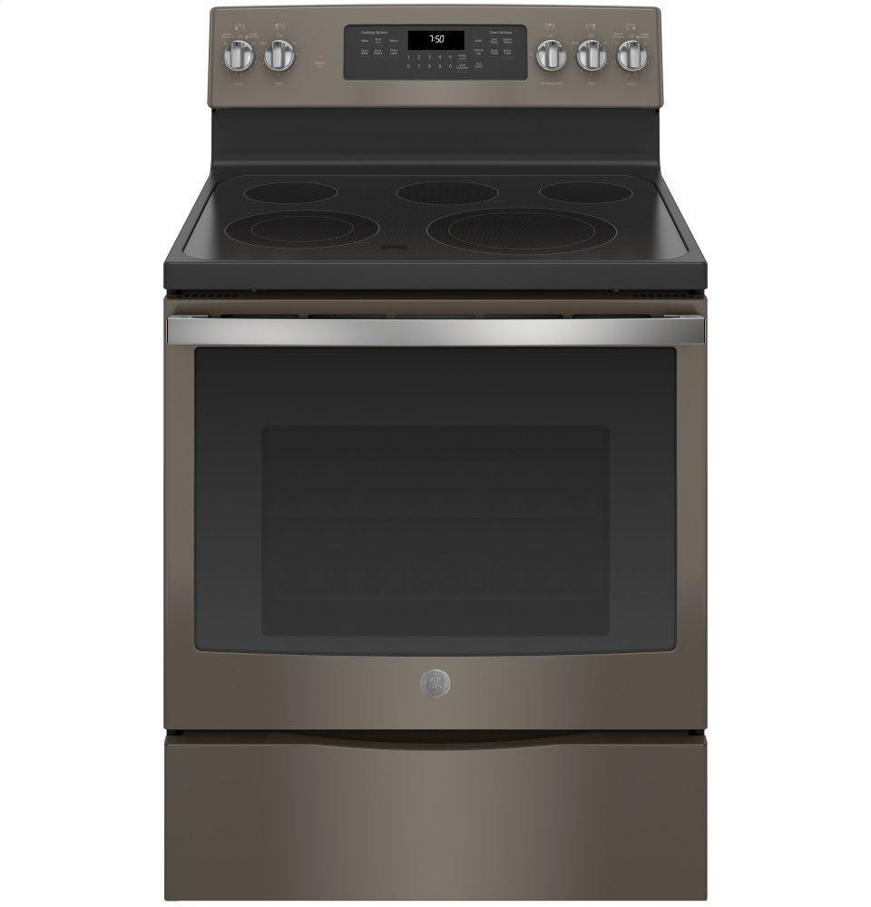 GE® 30" Free-Standing Electric Convection Range