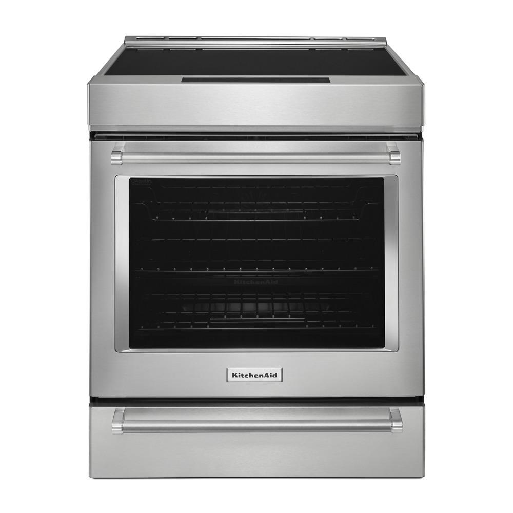30-Inch 4-Element Induction Slide-In Convection Range with Baking Drawer