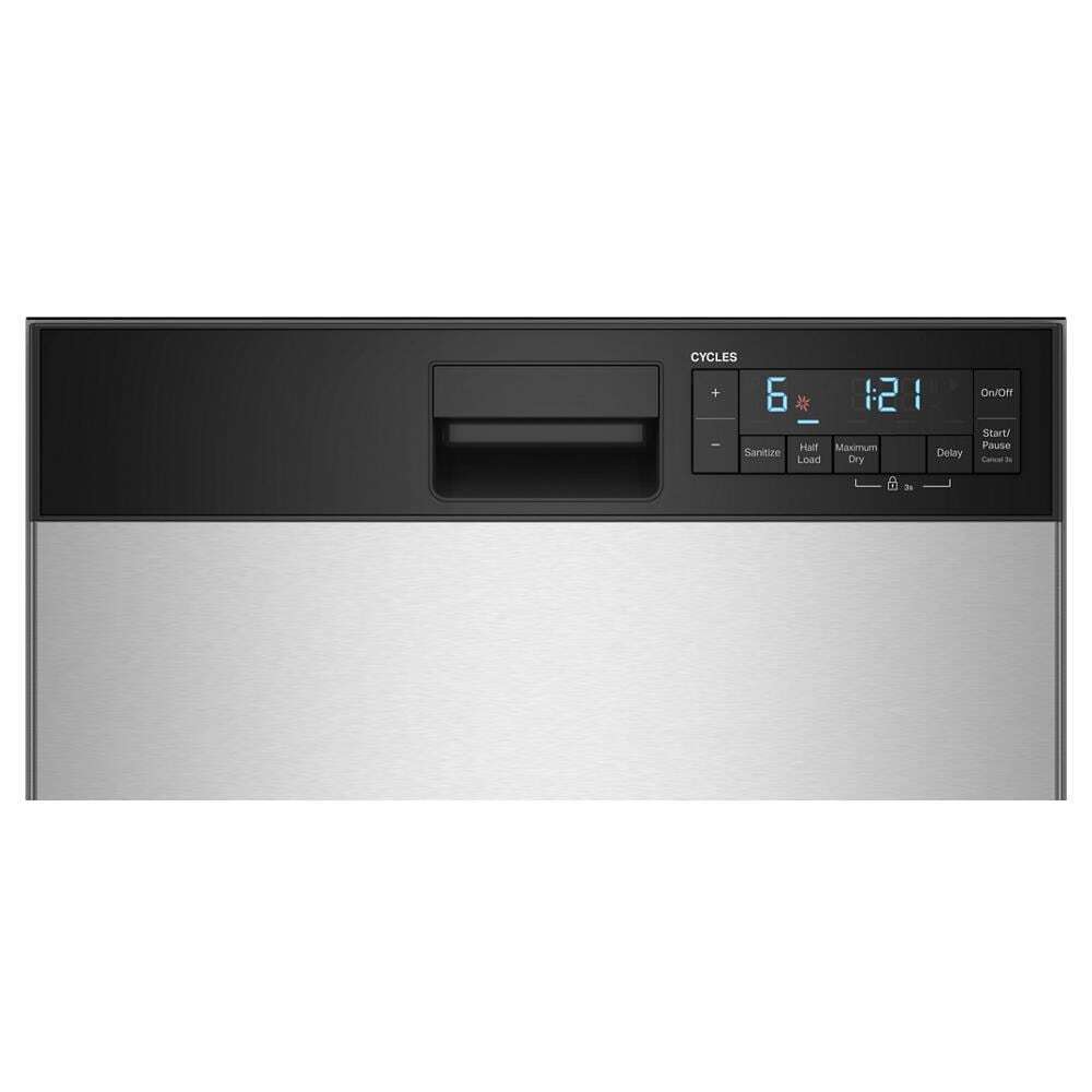 18" Stainless Steel Dishwasher with Half Load Cycle and Triple Spray Arms - 48 dBA