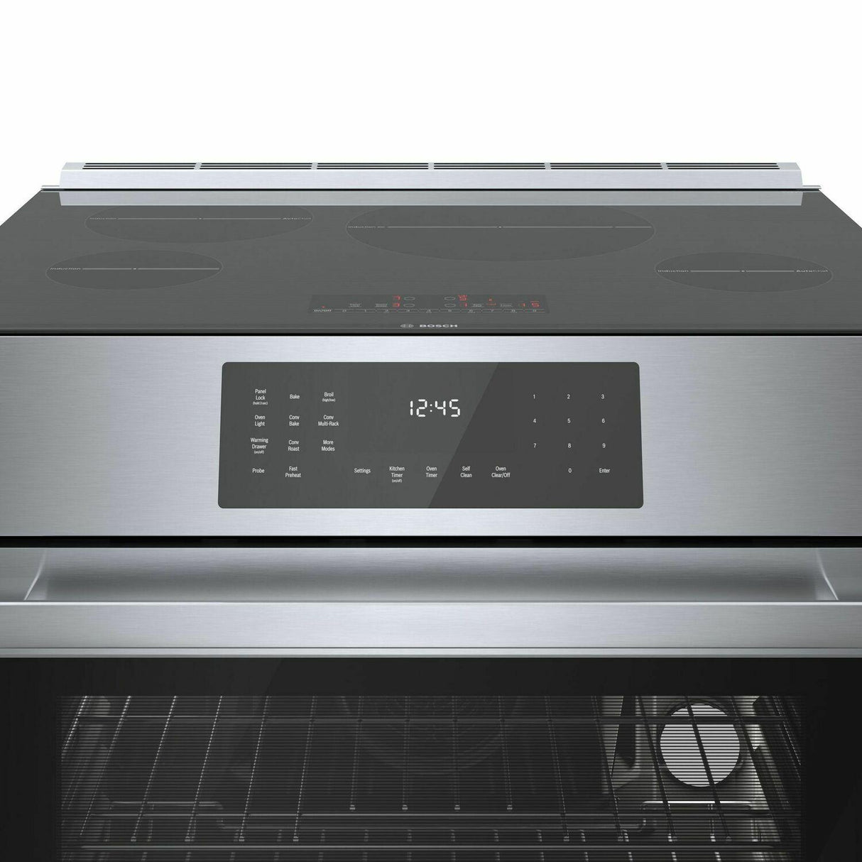 800 Series Induction Slide-in Range 30'' Stainless Steel HII8056U