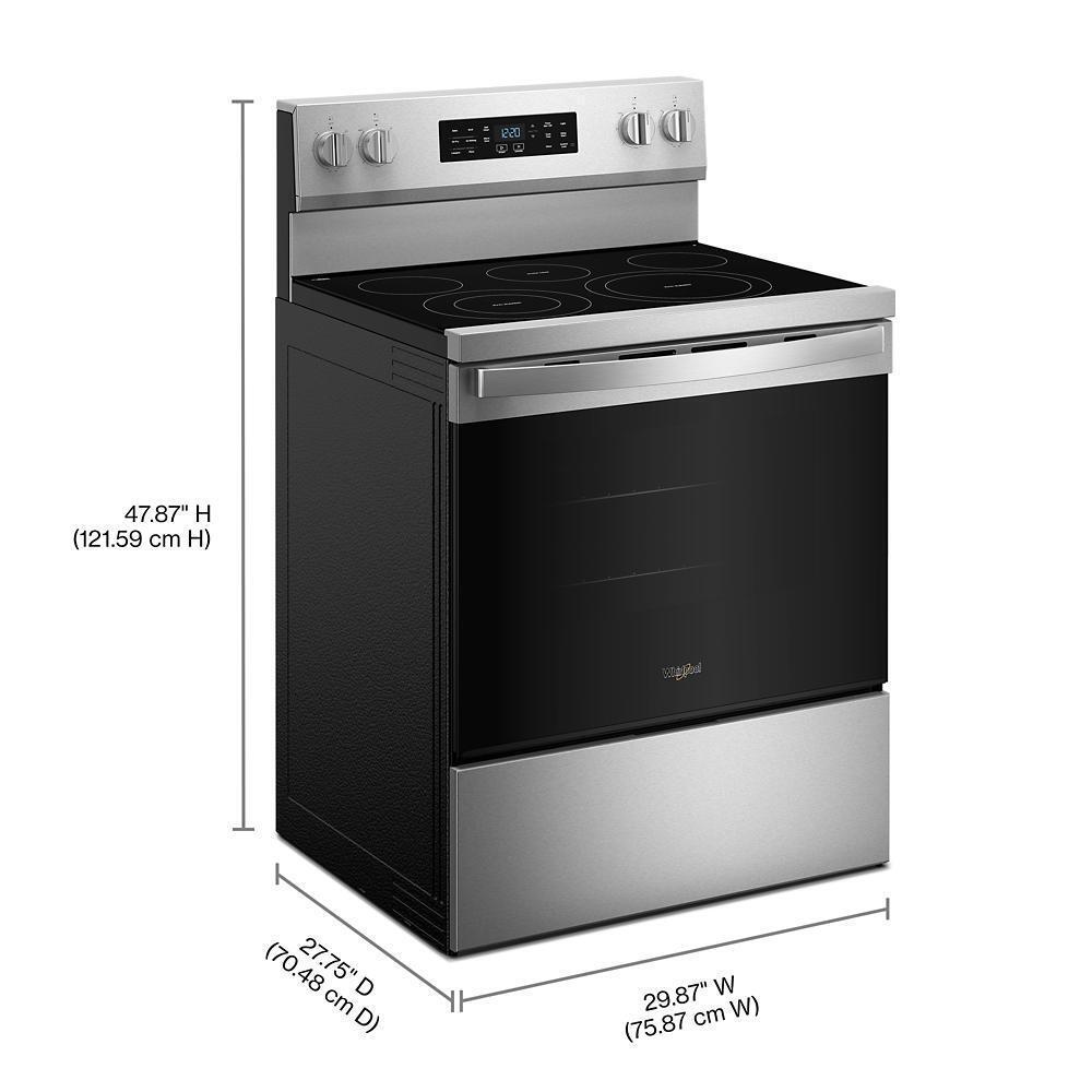 30-inch Electric Range with Air Cooking Technology
