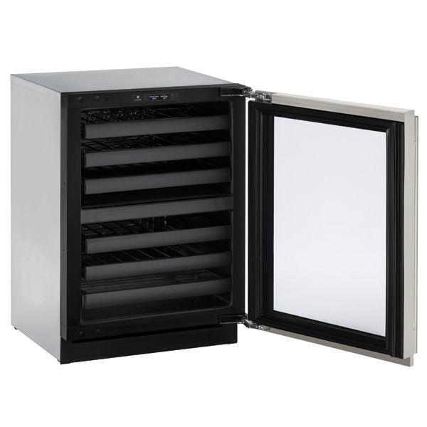 3024zwc 24" Dual-zone Wine Refrigerator With Stainless Frame Finish and Left-hand Hinge Door Swing (115 V/60 Hz Volts /60 Hz Hz)