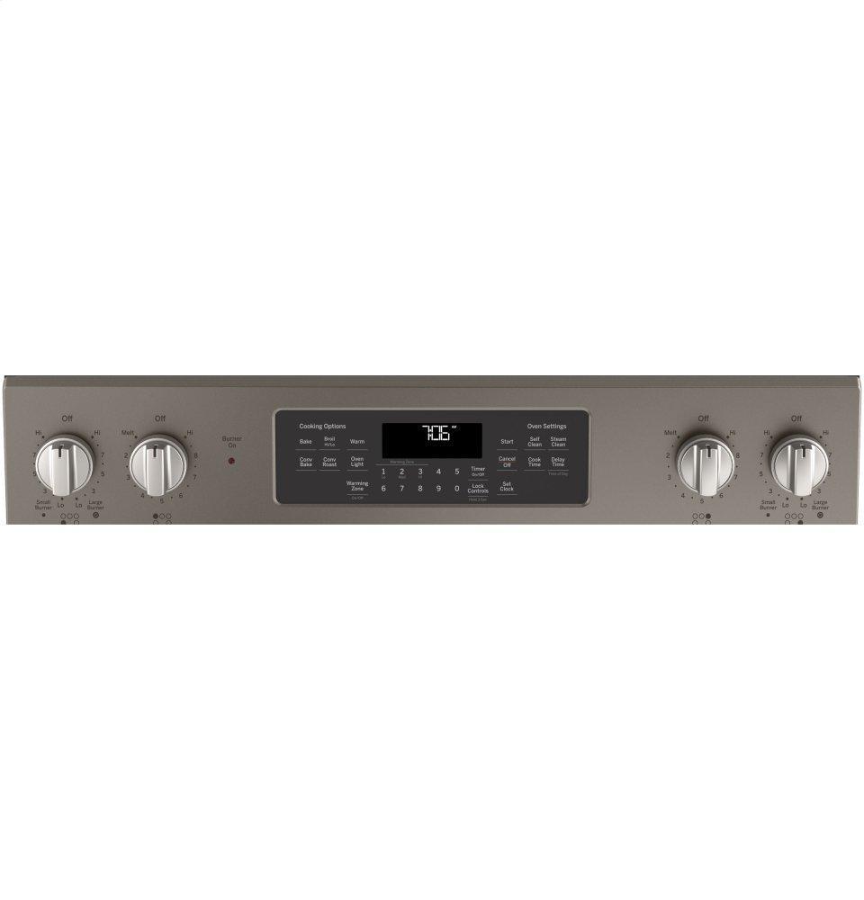 GE® 30" Slide-In Electric Convection Range