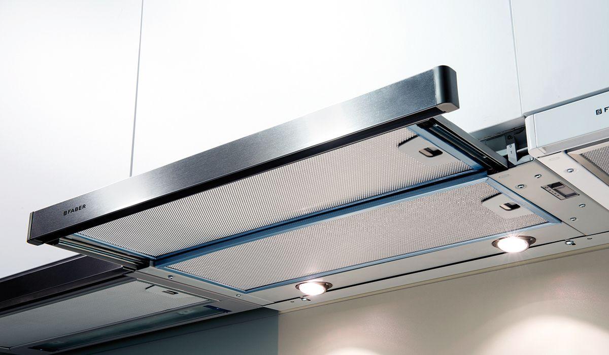 24" slide out under cabinet hood