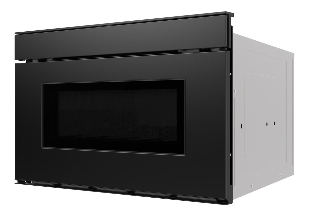 Sharp 24 in. 1.2 cu. ft. Deco Series Built-In Smart Microwave Drawer™ Oven with Easy Wave Open in Black