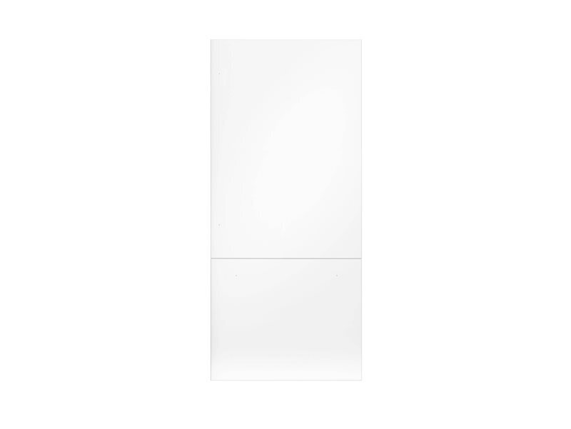 Bianco Matt Front Panel Kit for 36" Bottom Mount Built-in Refrigerator Bianco Matt