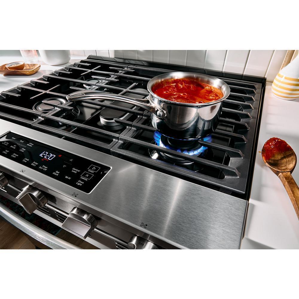 30-inch Gas Smart Range with Air Cooking Technology