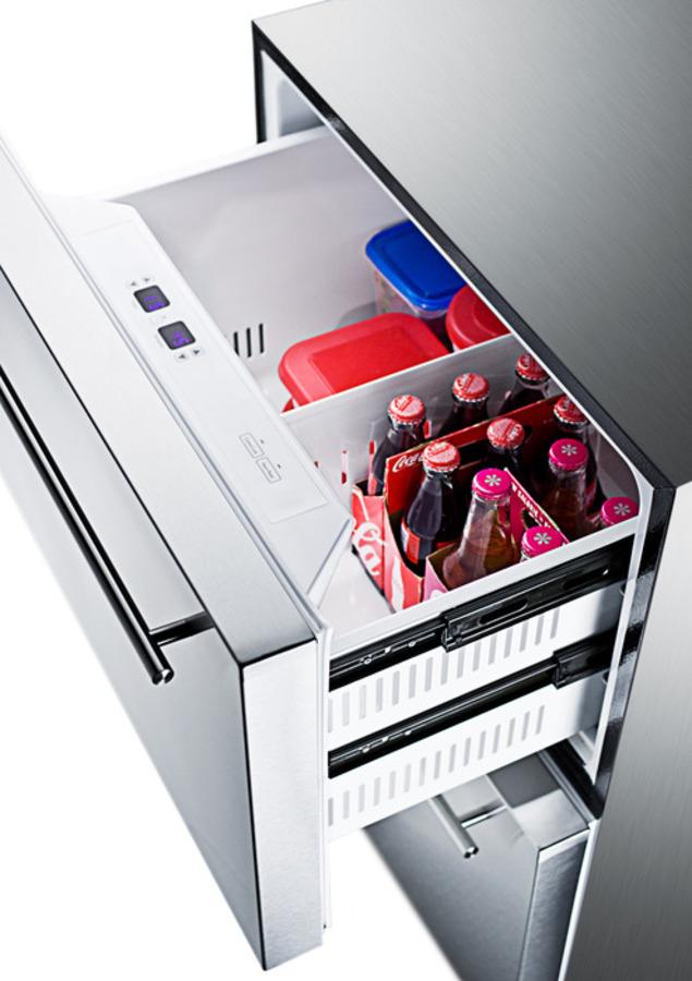 24" Wide 2-drawer Refrigerator-freezer